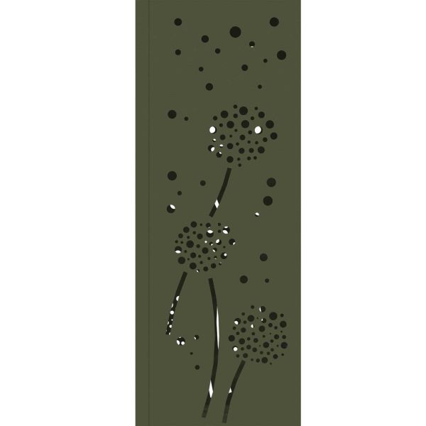 Соларна LED светлина за пътека 2 pcs Маслинено зелено