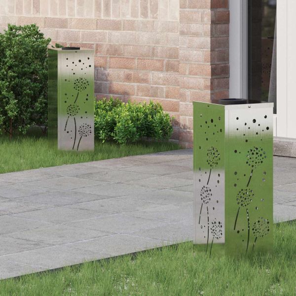 Соларна LED светлина за пътека 2 pcs Неръждаема стомана