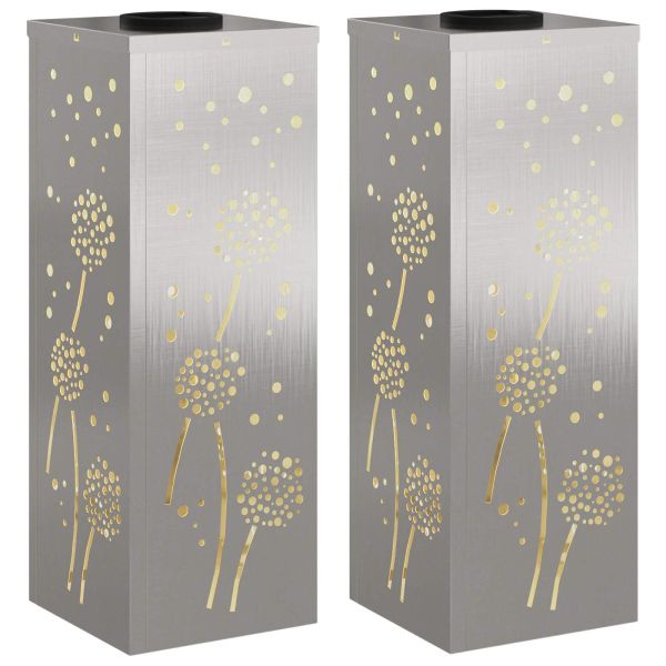 Соларна LED светлина за пътека 2 pcs Неръждаема стомана