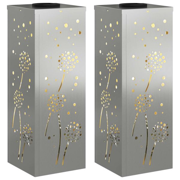 Соларна LED светлина за пътека 2 pcs Галванизирана