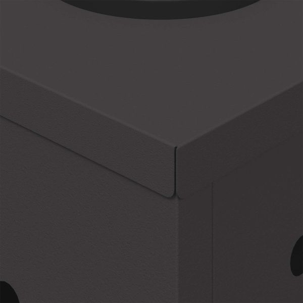 Соларна LED светлина за пътека 2 pcs Черно