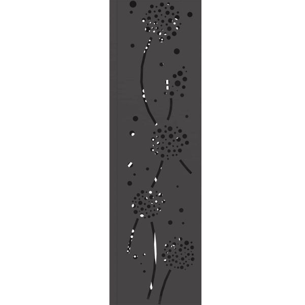 Соларна LED светлина за пътека 2 pcs Черно