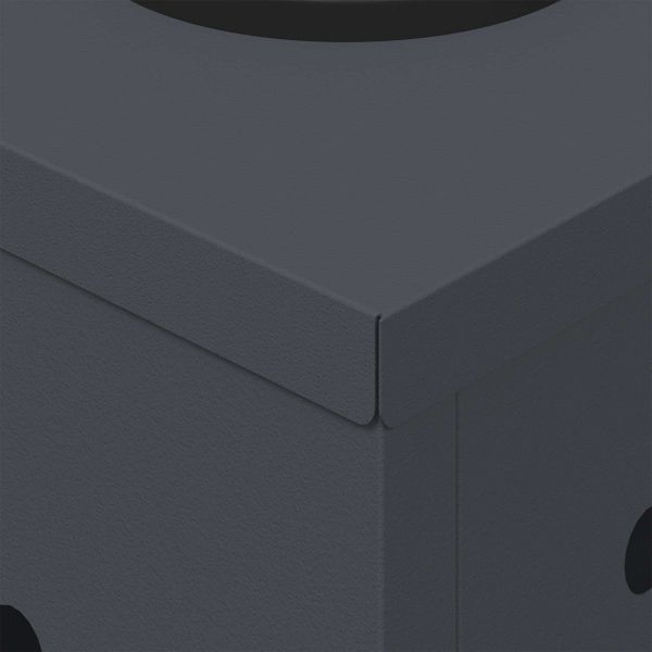 Соларна LED светлина за пътека 2 pcs Антрацит