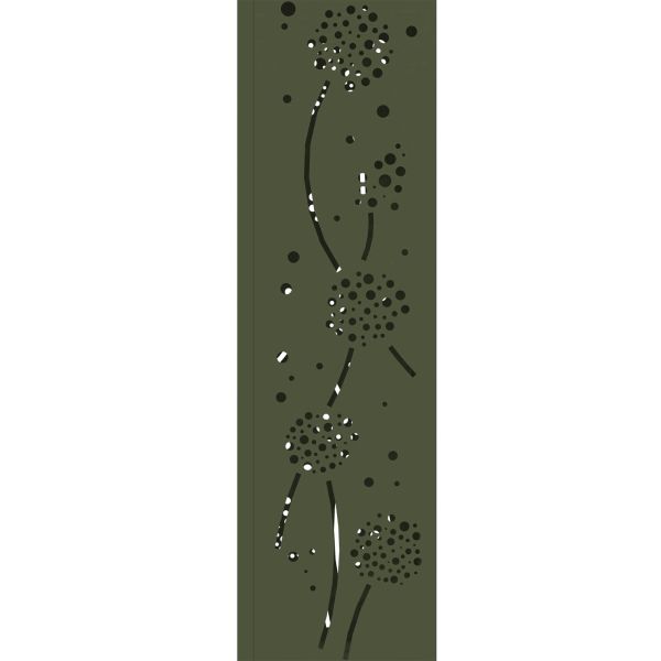 Соларна LED светлина за пътека 2 pcs Маслинено зелено