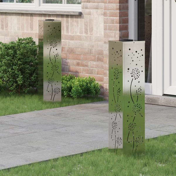 Соларна LED светлина за пътека 2 pcs Ръждясало