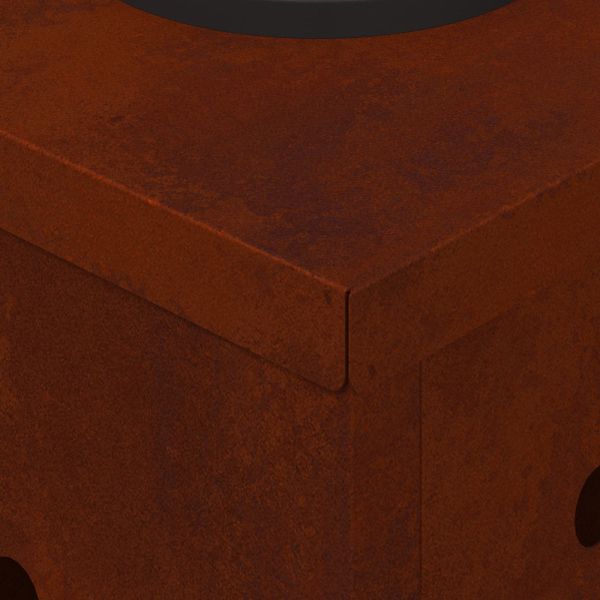 Соларна LED светлина за пътека 2 pcs Кортен стомана