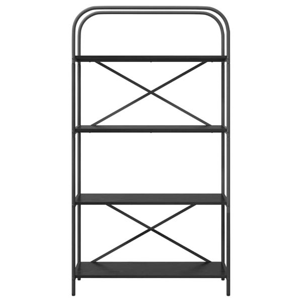 Рафт за книги Черния дъб 80 x 30 x 146 см Инженерно дърво