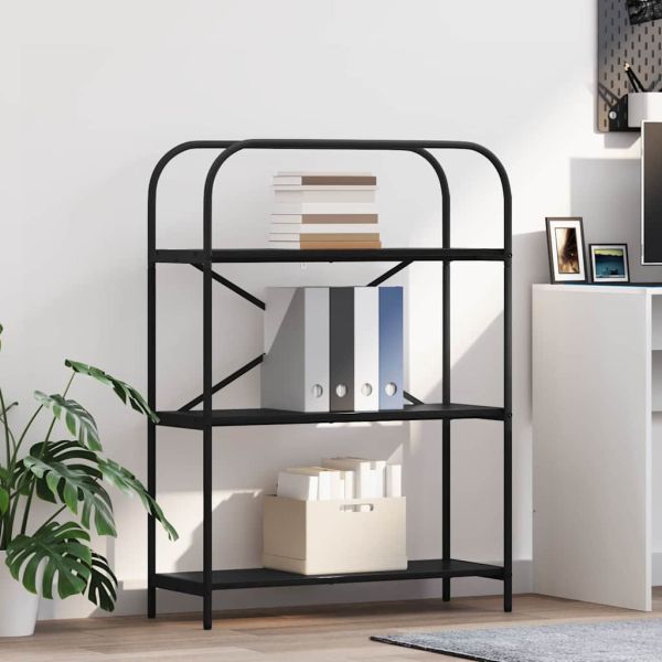 Рафт за книги Черния дъб 80 x 30 x 109 см Инженерно дърво