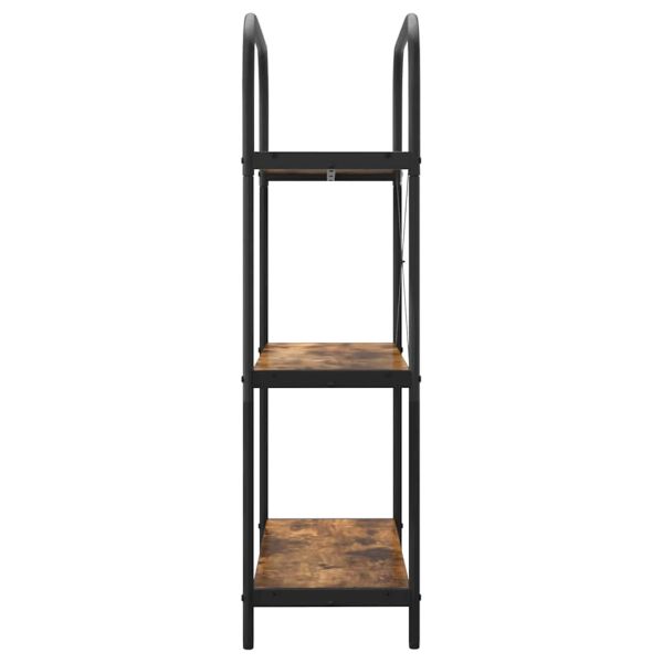 Рафт за книги Димян дъб 80 x 30 x 109 см Инженерно дърво