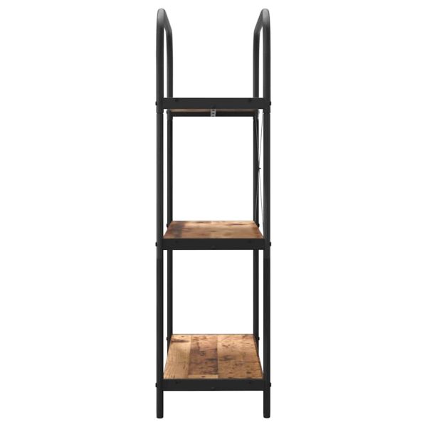 Рафт за книги Старо дърво 80 x 30 x 109 см Инженерно дърво