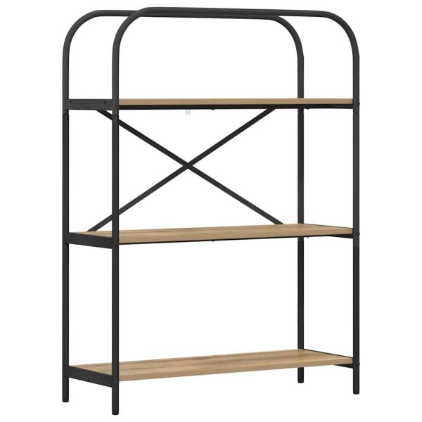 Рафт за книги Дъб 80 x 30 x 109 см Инженерно дърво