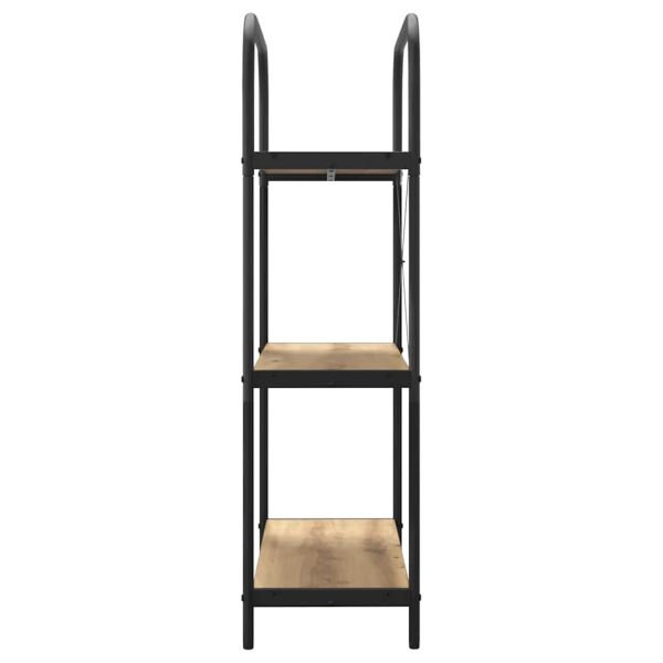 Рафт за книги Дъб 80 x 30 x 109 см Инженерно дърво