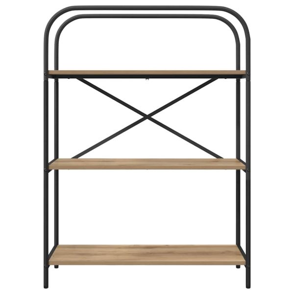 Рафт за книги Дъб 80 x 30 x 109 см Инженерно дърво