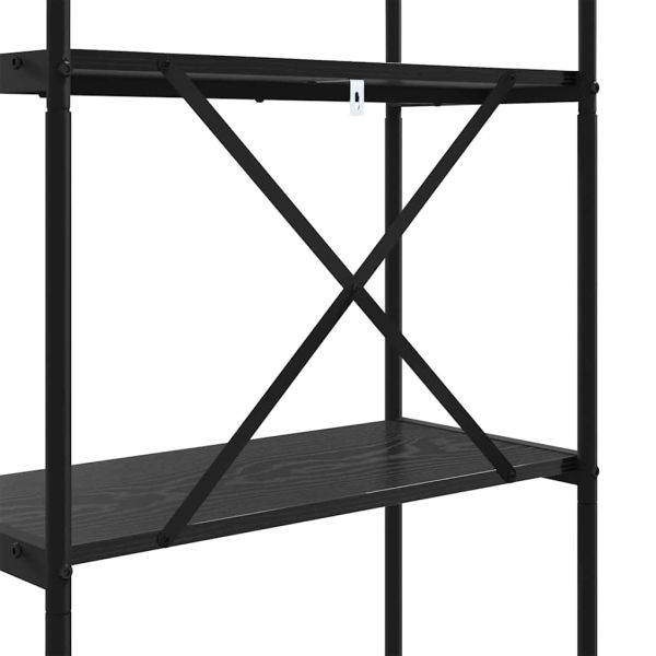 Рафт за книги Черния дъб 60 x 30 x 183 см Инженерно дърво