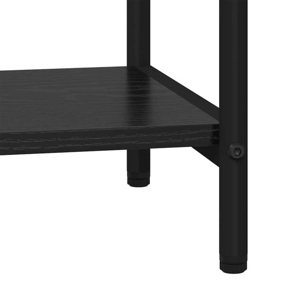 Рафт за книги Черния дъб 60 x 30 x 146 см Инженерно дърво