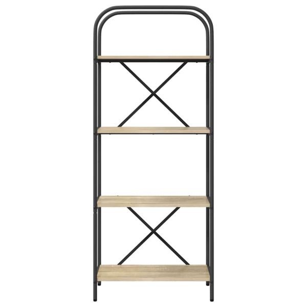 Рафт за книги Сонома дъб 60 x 30 x 146 см Инженерно дърво