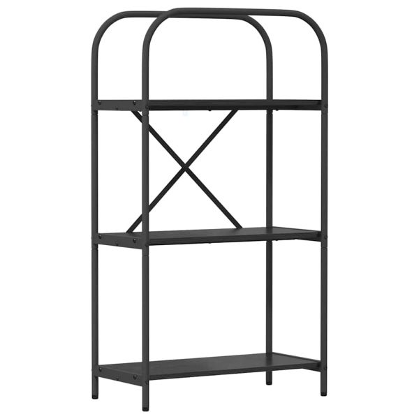 Рафт за книги Черния дъб 60 x 30 x 109 см Инженерно дърво