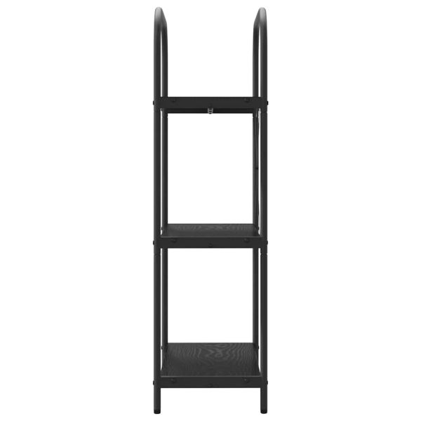 Рафт за книги Черния дъб 60 x 30 x 109 см Инженерно дърво