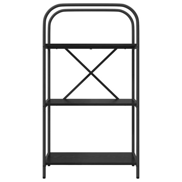 Рафт за книги Черния дъб 60 x 30 x 109 см Инженерно дърво