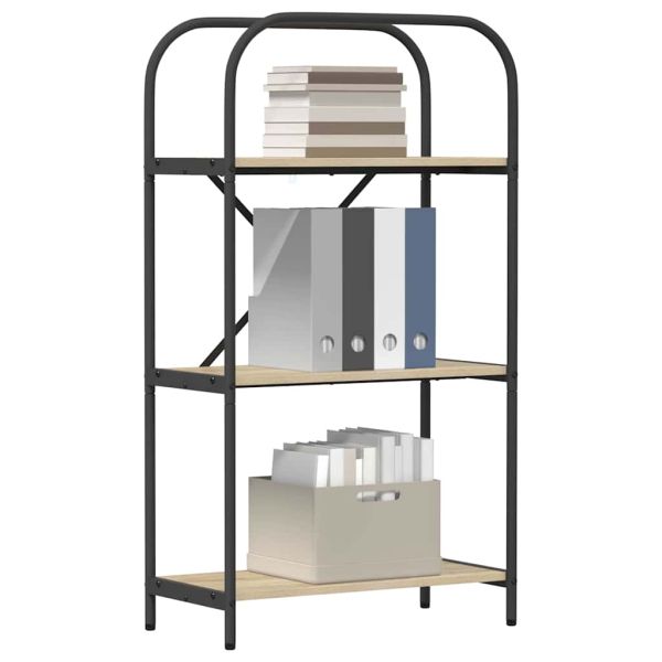 Рафт за книги Сонома дъб 60 x 30 x 109 см Инженерно дърво