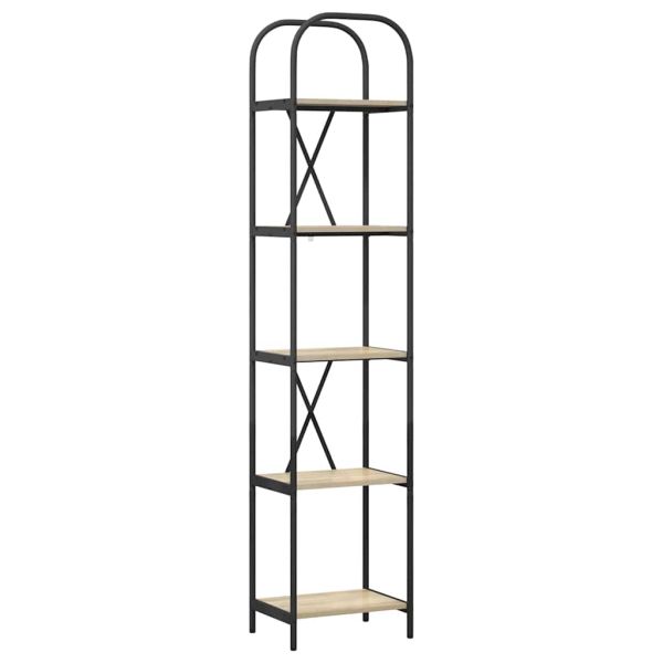 Рафт за книги Сонома дъб 40 x 30 x 183 см Инженерно дърво