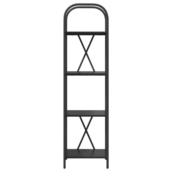 Рафт за книги Черния дъб 40 x 30 x 146 см Инженерно дърво