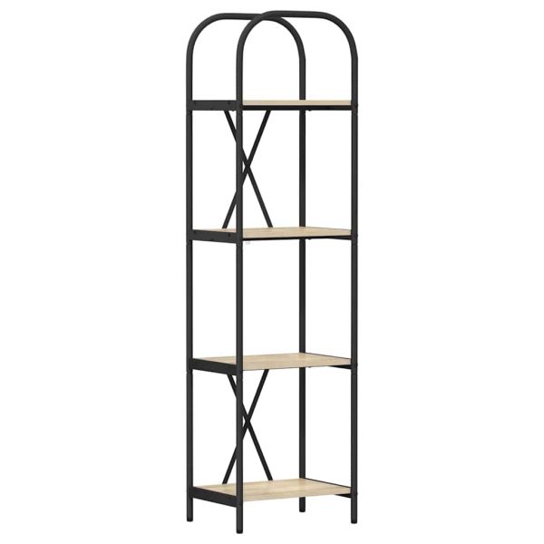 Рафт за книги Сонома дъб 40 x 30 x 146 см Инженерно дърво