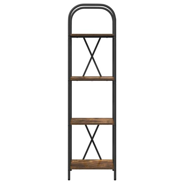 Рафт за книги Димян дъб 40 x 30 x 146 см Инженерно дърво