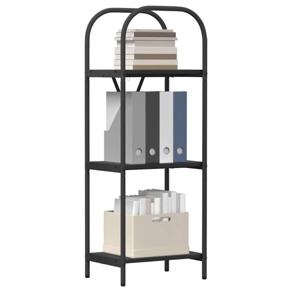 Рафт за книги Черния дъб 40 x 30 x 109 см Инженерно дърво