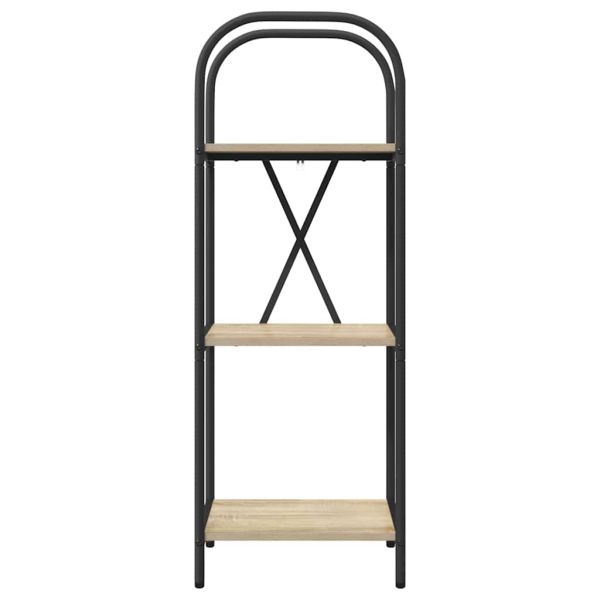 Рафт за книги Сонома дъб 40 x 30 x 109 см Инженерно дърво