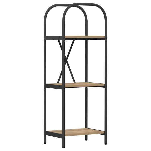 Рафт за книги Дъб 40 x 30 x 109 см Инженерно дърво