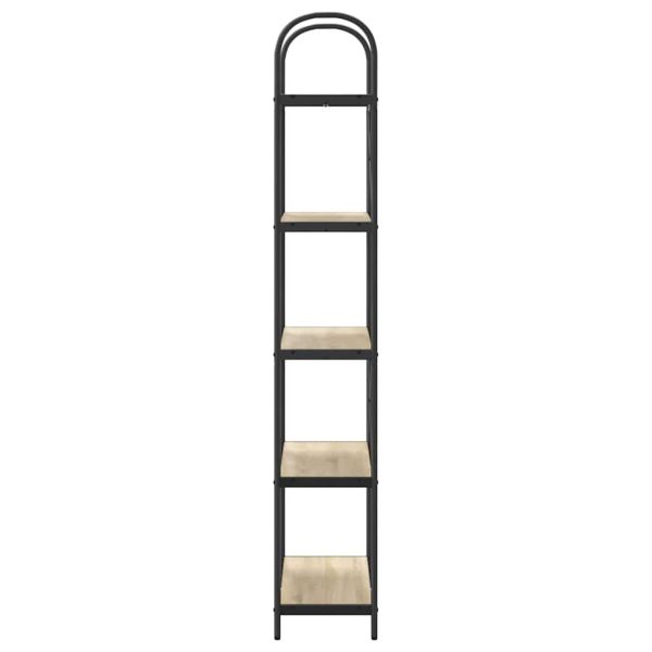 Рафт за книги Сонома дъб 80 x 30 x 183 см Инженерно дърво