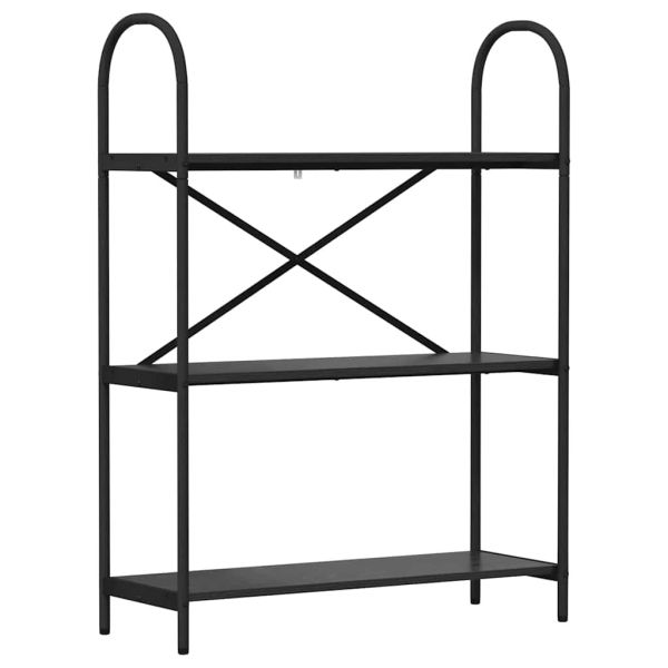 Рафт за книги Черния дъб 80 x 30 x 109 см Инженерно дърво