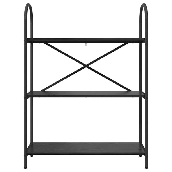 Рафт за книги Черния дъб 80 x 30 x 109 см Инженерно дърво