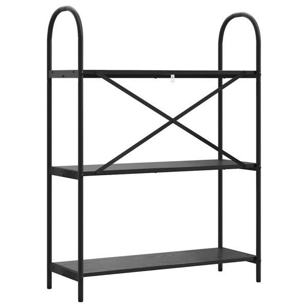 Рафт за книги Черния дъб 80 x 30 x 109 см Инженерно дърво