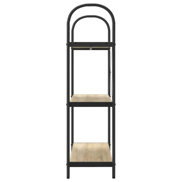 Рафт за книги Сонома дъб 80 x 30 x 109 см Инженерно дърво