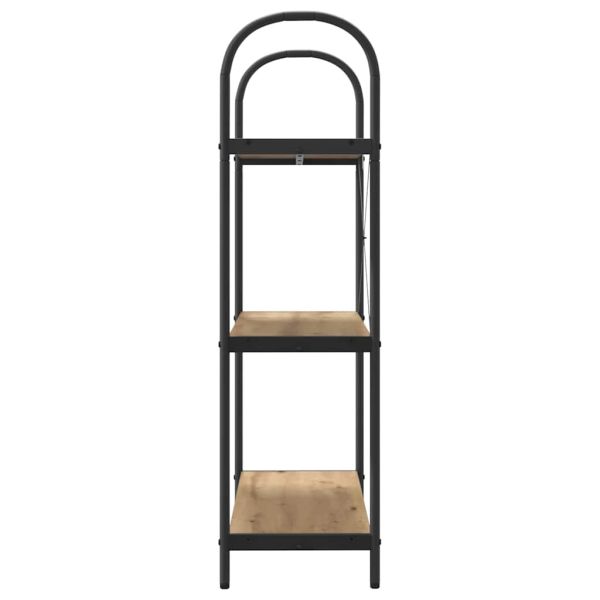 Рафт за книги Дъб 80 x 30 x 109 см Инженерно дърво