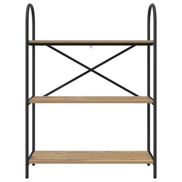 Рафт за книги Дъб 80 x 30 x 109 см Инженерно дърво