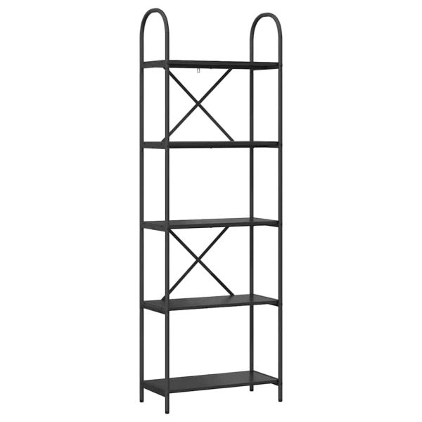 Рафт за книги Черния дъб 60 x 30 x 183 см Инженерно дърво