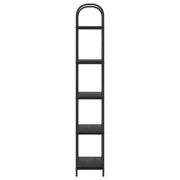 Рафт за книги Черния дъб 60 x 30 x 183 см Инженерно дърво