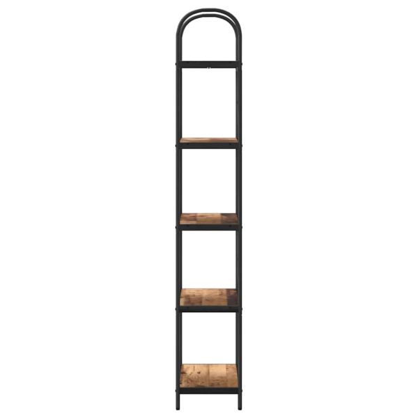 Рафт за книги Старо дърво 60 x 30 x 183 см Инженерно дърво