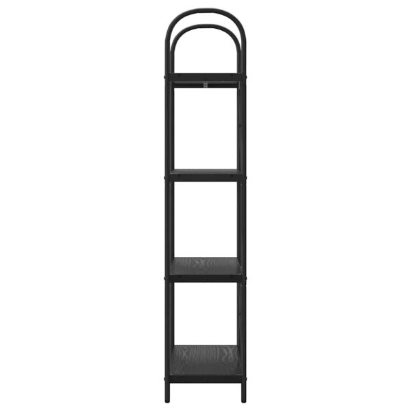 Рафт за книги Черния дъб 60 x 30 x 146 см Инженерно дърво