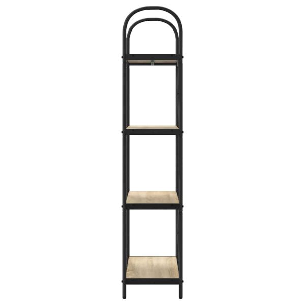 Рафт за книги Сонома дъб 60 x 30 x 146 см Инженерно дърво