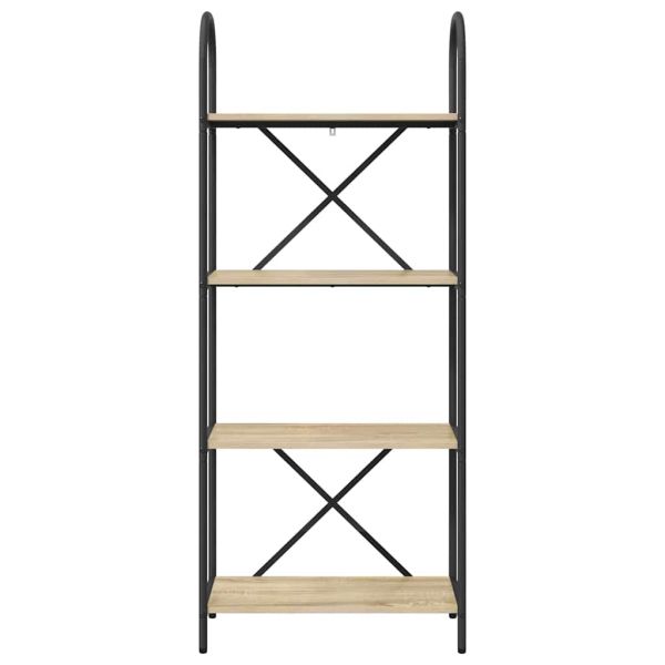 Рафт за книги Сонома дъб 60 x 30 x 146 см Инженерно дърво