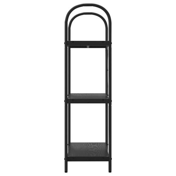 Рафт за книги Черния дъб 60 x 30 x 109 см Инженерно дърво
