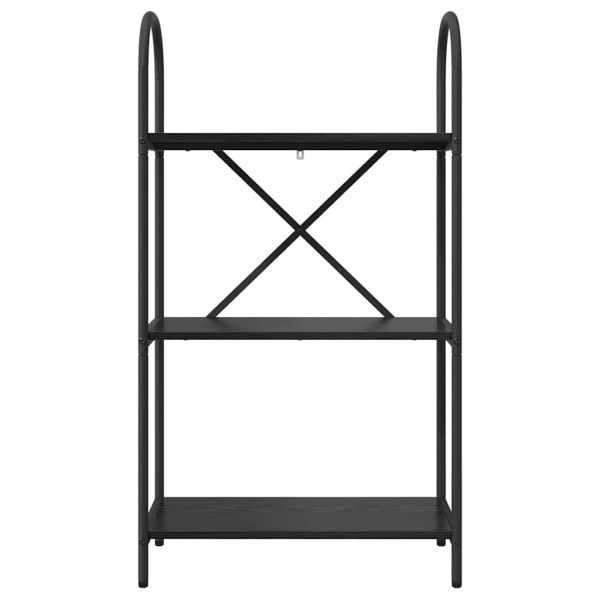 Рафт за книги Черния дъб 60 x 30 x 109 см Инженерно дърво