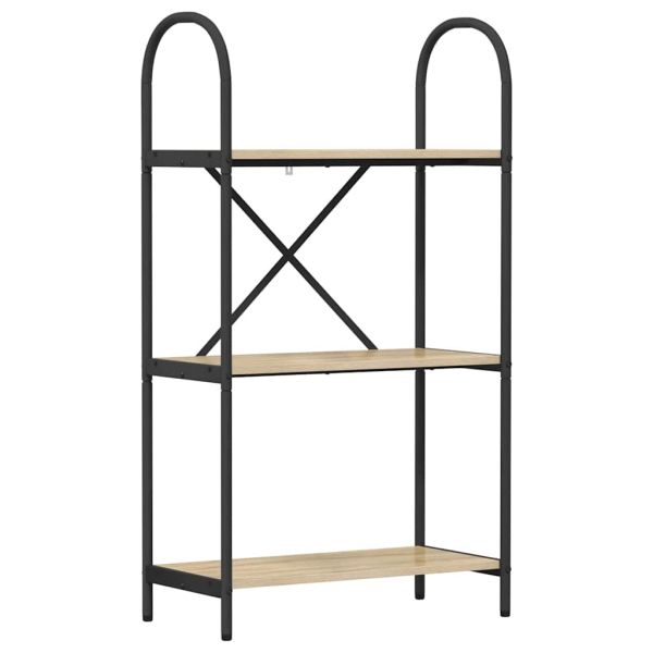 Рафт за книги Сонома дъб 60 x 30 x 109 см Инженерно дърво