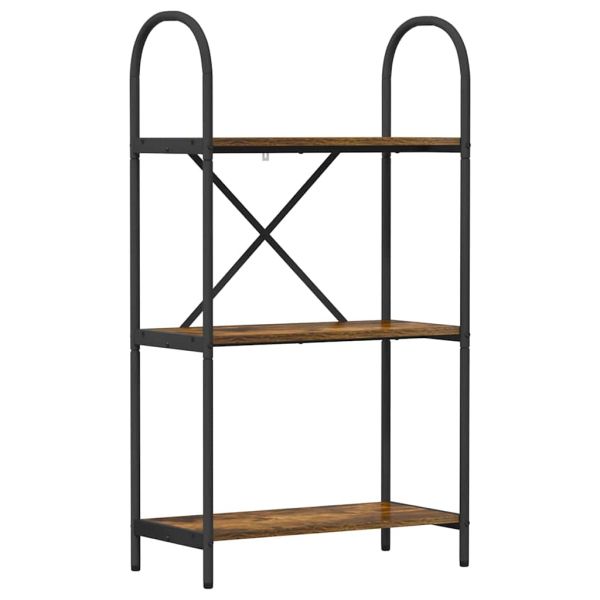 Рафт за книги Димян дъб 60 x 30 x 109 см Инженерно дърво