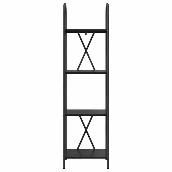 Рафт за книги Черния дъб 40 x 30 x 146 см Инженерно дърво