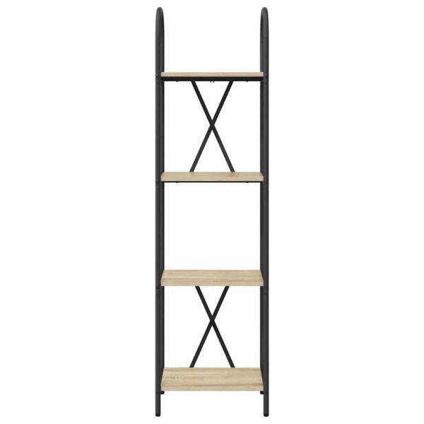 Рафт за книги Сонома дъб 40 x 30 x 146 см Инженерно дърво